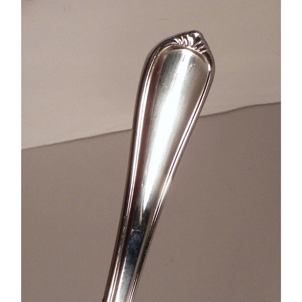 Pfaltzgraff Stainless Steel GREENWICH Salad Fork (s) LOT OF‎ 4 Glossy Plume Tip